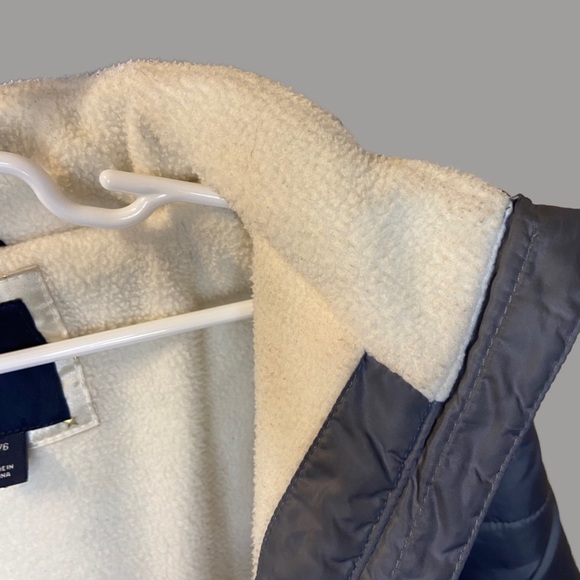 Tommy Hilfiger Gray Ruffle Winter Coat Girls Size 5/6 - Picture 12 of 16